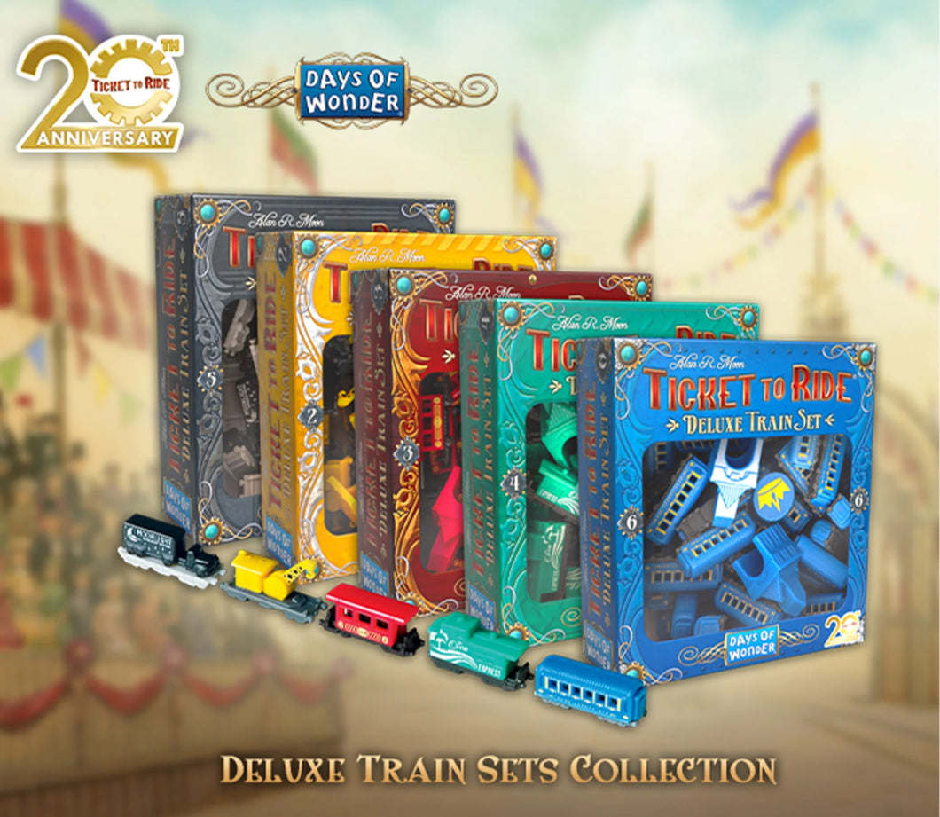 Ticket To Ride Deluxe Trains 20 Aniversario Sobre Pedido