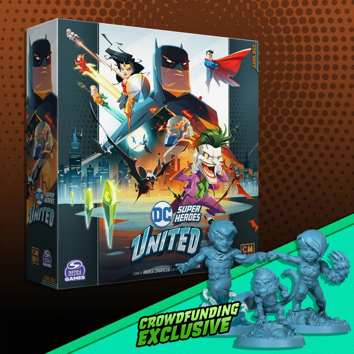 DC Super Heroes United Juego de Mesa Kickstarter Preventa