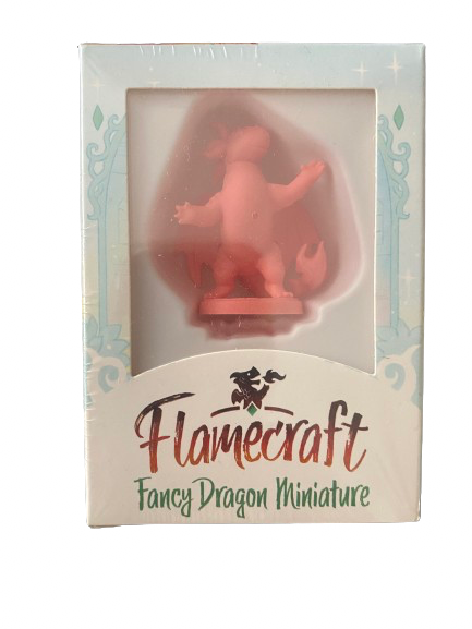 Flamecraft Fancy Dragon Dragón Rosa Miniatura