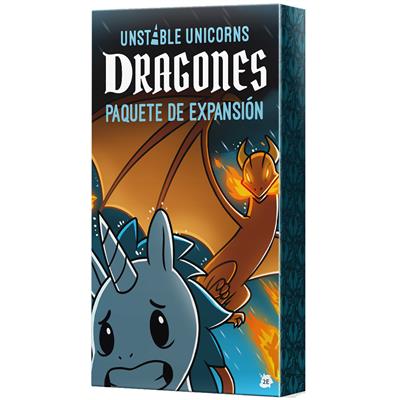 Asmodee Unstable Unicorns Dragones Paquete de Expansión